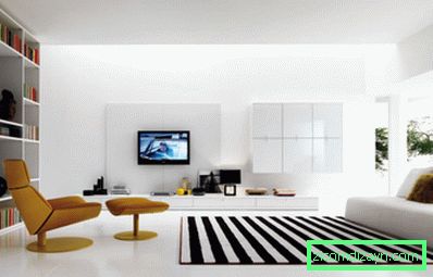 vardagsrum-drop-dead-vackra-svart-och-vit-vardagsrum-dekoration-med-minimalistisk vardagsrum-möbler-along-with-modern ljusbrunt läder-vardagsrum-Lounge- stol-and-black-and-white-rand-li