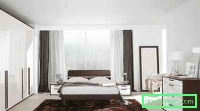 häpnadsväckande-brown-och-vit-sovrum-möbelbilder